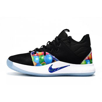 Nike PG 3 Black Multi-Color Shoes